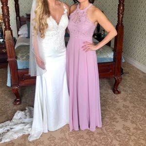 Mauve/purple/lavender Lulus dress